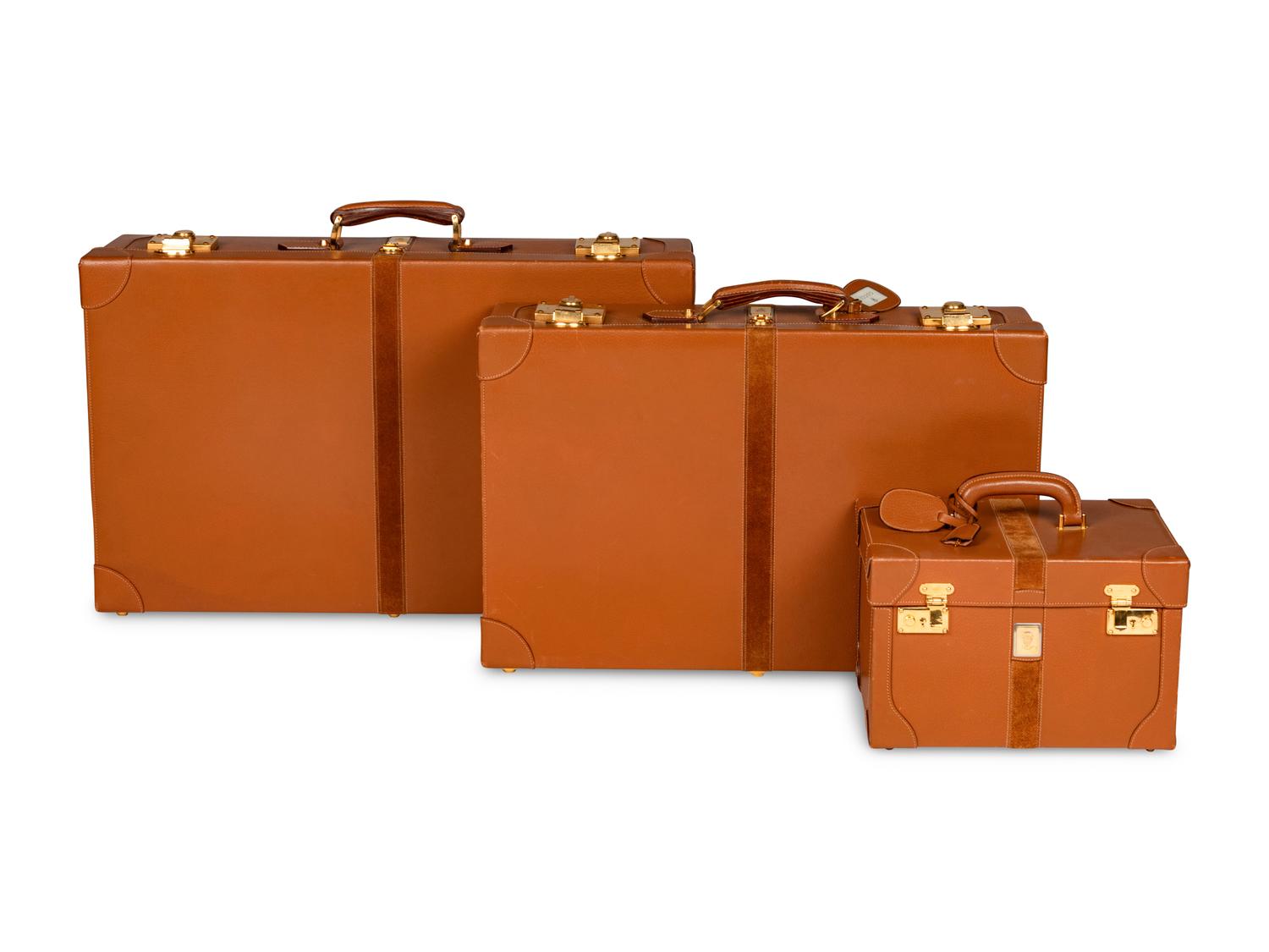 Gucci, Three Piece Leather Travel Set