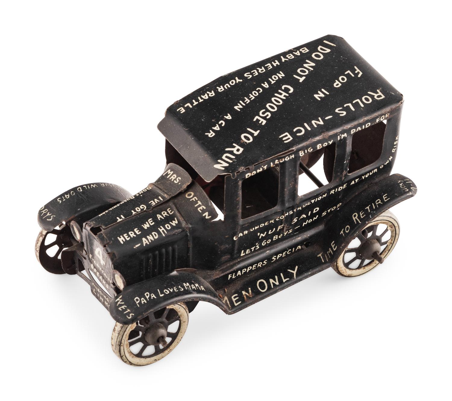 Two Marx Tin Lithograph Toy Cars