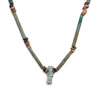 Two Egyptian Bead and Faience Necklaces