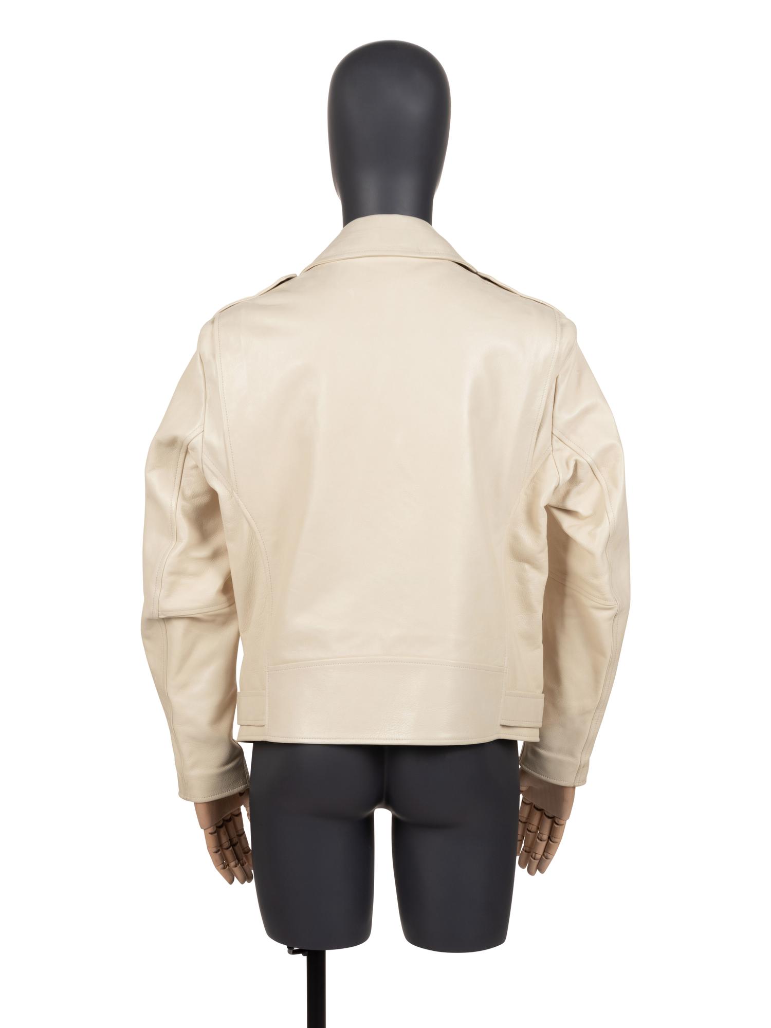Tom Ford Men's Leather Biker Jacket, 2000s