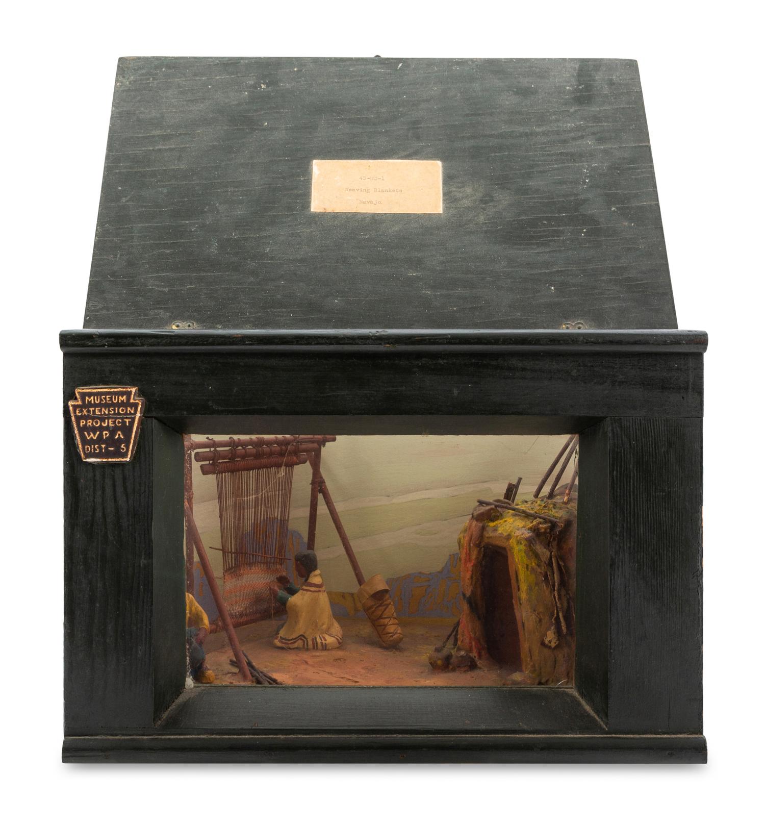 A Group of Three WPA American Indian Dioramas