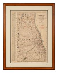 [CHICAGO] -- New Cyclists' Map of Chicago. Chicago: Rand, McNally & Co., 1896.