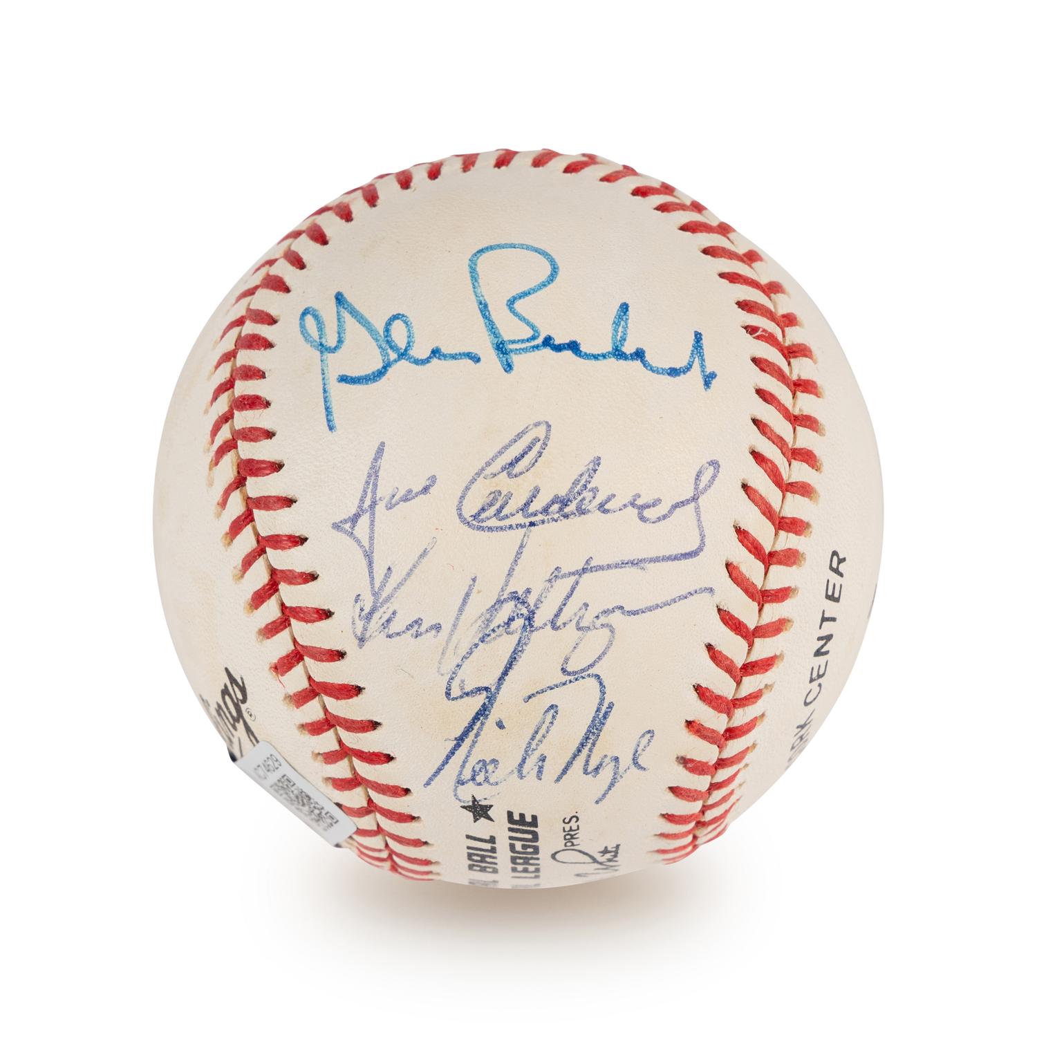 A Group of Eight Chicago Cubs Hall of Fame and Notable Signed Autograph Baseballs (Beckett Authentication Services Certified),