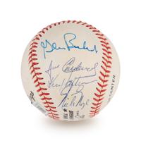 A Group of Eight Chicago Cubs Hall of Fame and Notable Signed Autograph Baseballs (Beckett Authentication Services Certified),