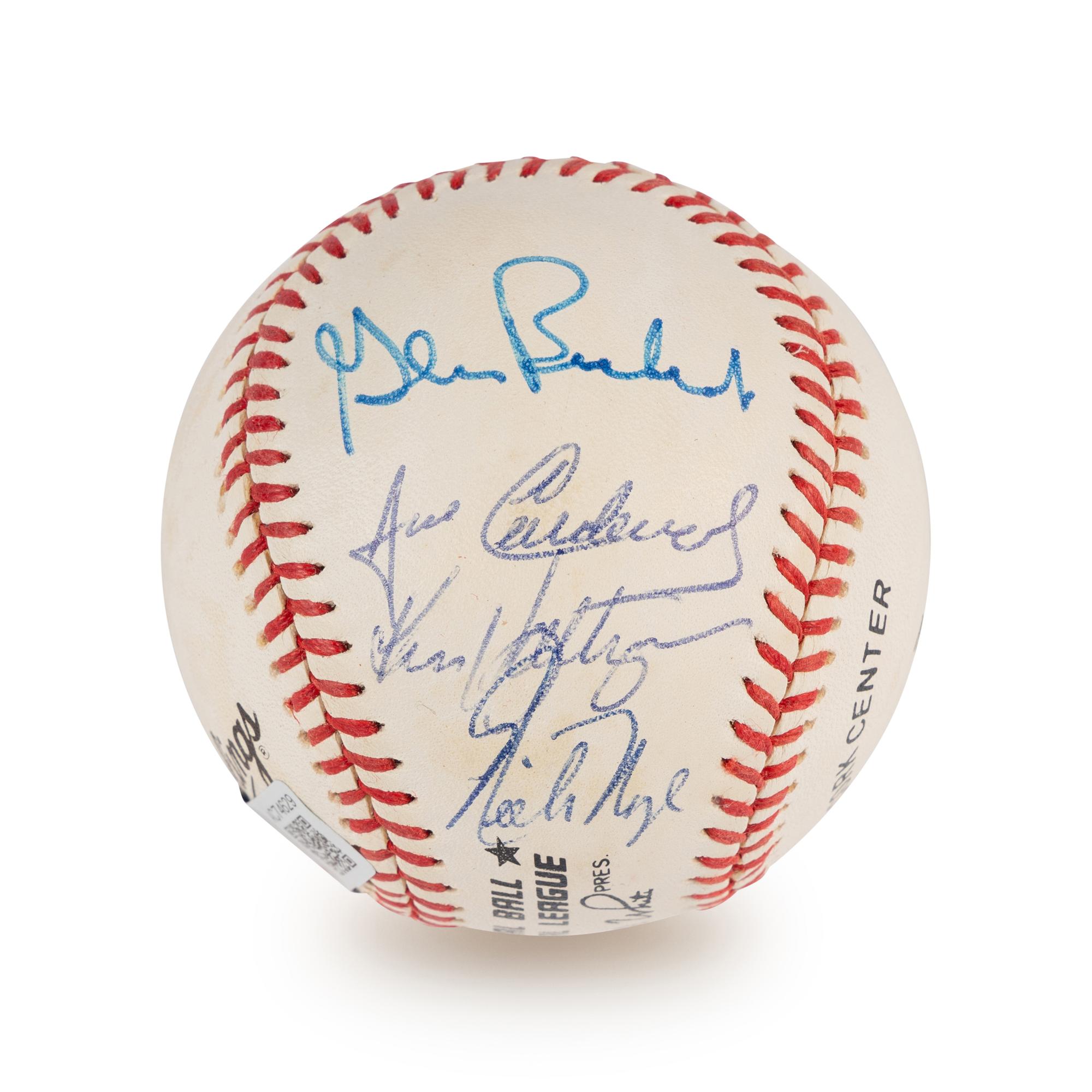 A Group of Eight Chicago Cubs Hall of Fame and Notable Signed Autograph Baseballs (Beckett Authentication Services Certified),