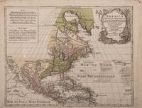 ROBERT DE VAUGONDY, Didier (1723-1786) Partie De l'Amerique Septent? qui comprend La Nouvelle France ou Le Canada . Paris, 1755.