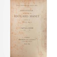 [Art] [Manet, Édouard] (Leenhoff, Léon) Exposition Des Oeuvres De Édouard Manet...