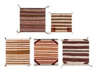 A Group of Single Saddle Blankets