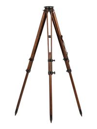 [SCIENCE & TECHNOLOGY]. W. & L.E. Gurley surveyor's transit and tripod, plus.