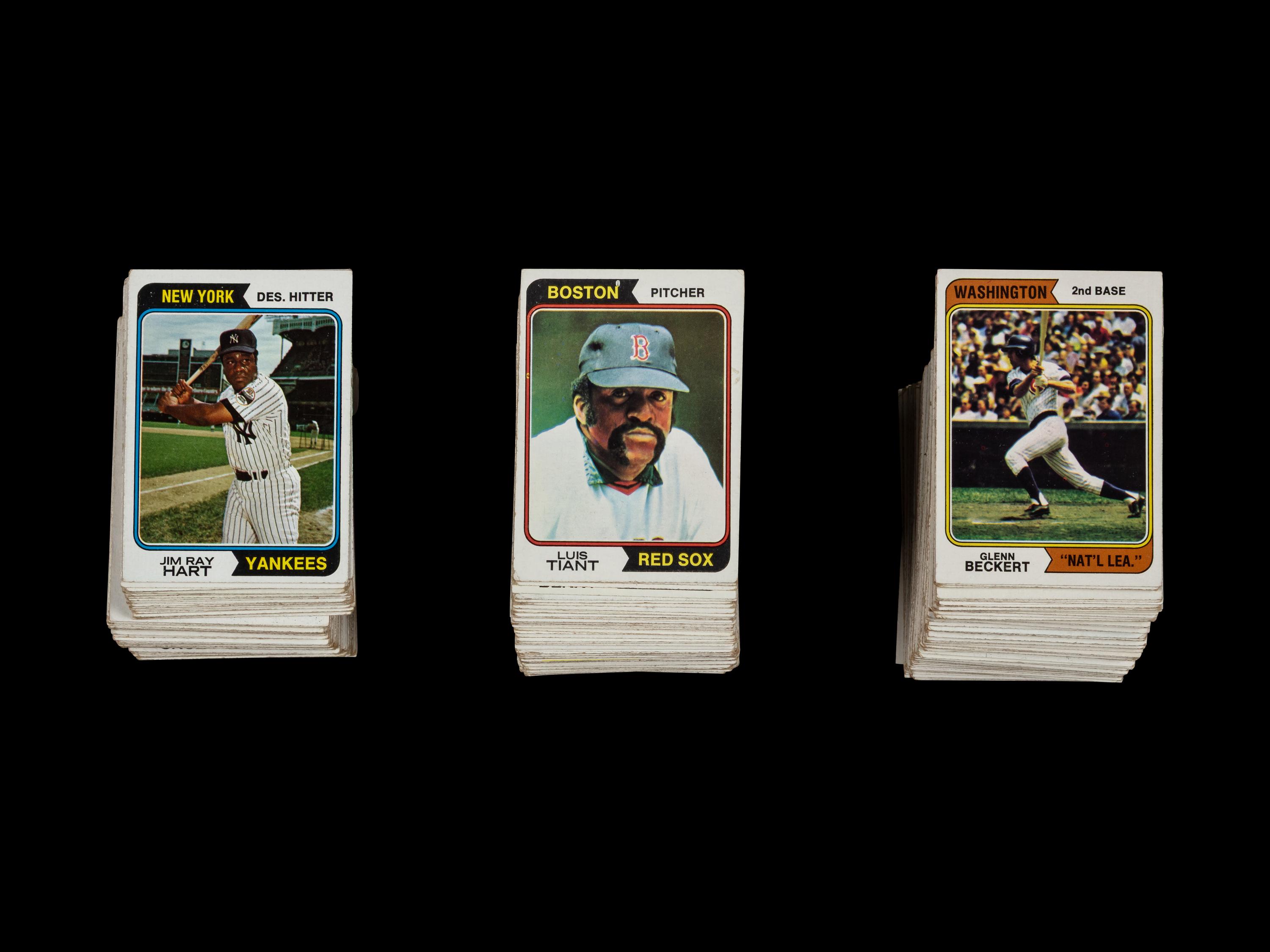 A Collection of Over 600 1974 Topps Baseball Cards With Variations
