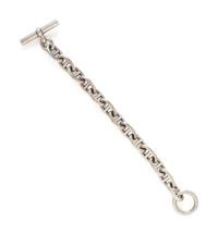 HERMÈS, STERLING SILVER 'CHAINE D'ANCRE' BRACELET