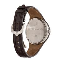 BERTOLUCCI, STAINLESS STEEL AND DIAMOND 'SERENA GARBO' WRISTWATCH