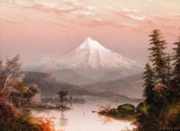 William Samuel Parrott, (American, 1843-1915), Mount Hood, Sunset