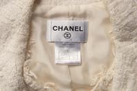 Chanel White Tweed Dress