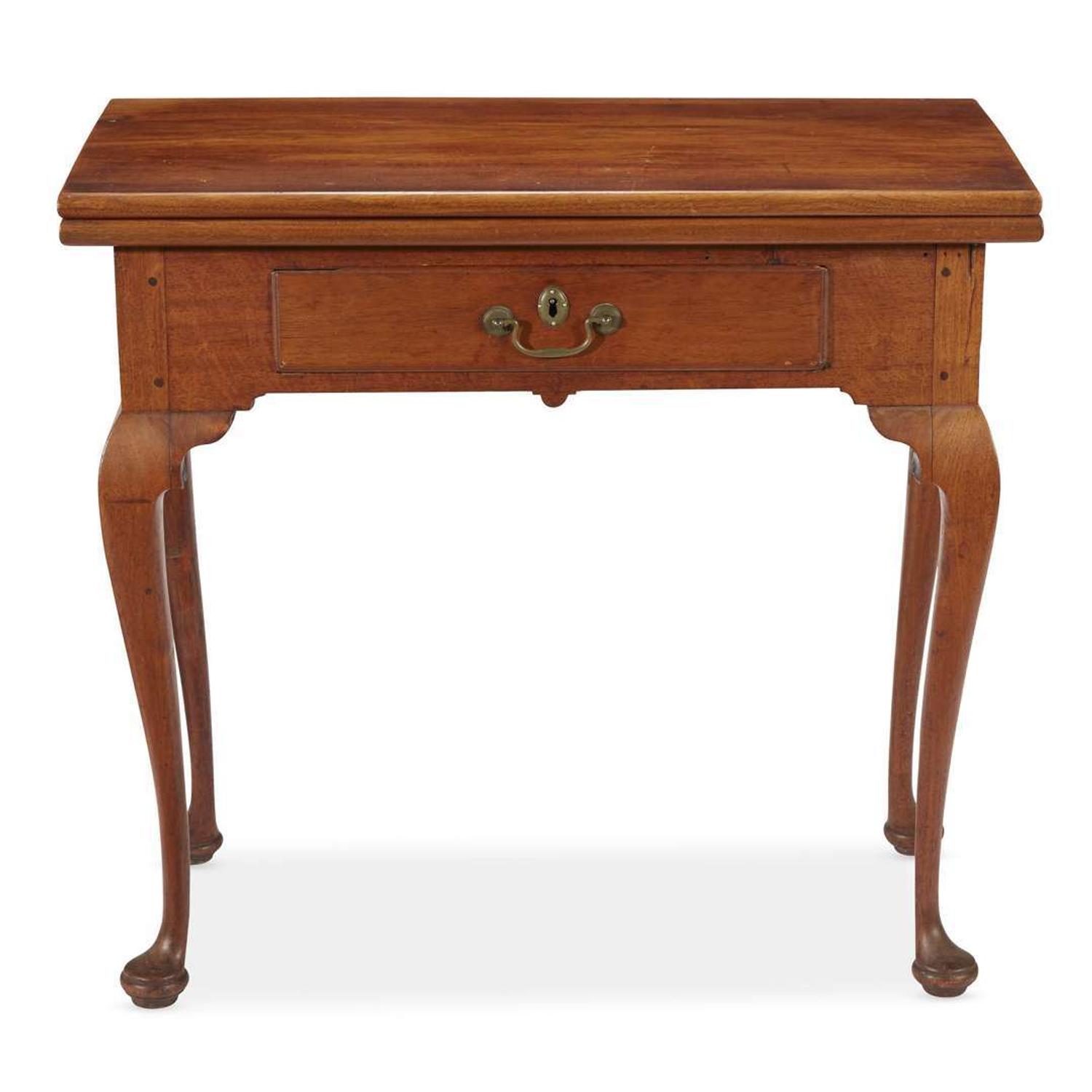 Queen Anne walnut card table Philadelphia, PA, circa 1770