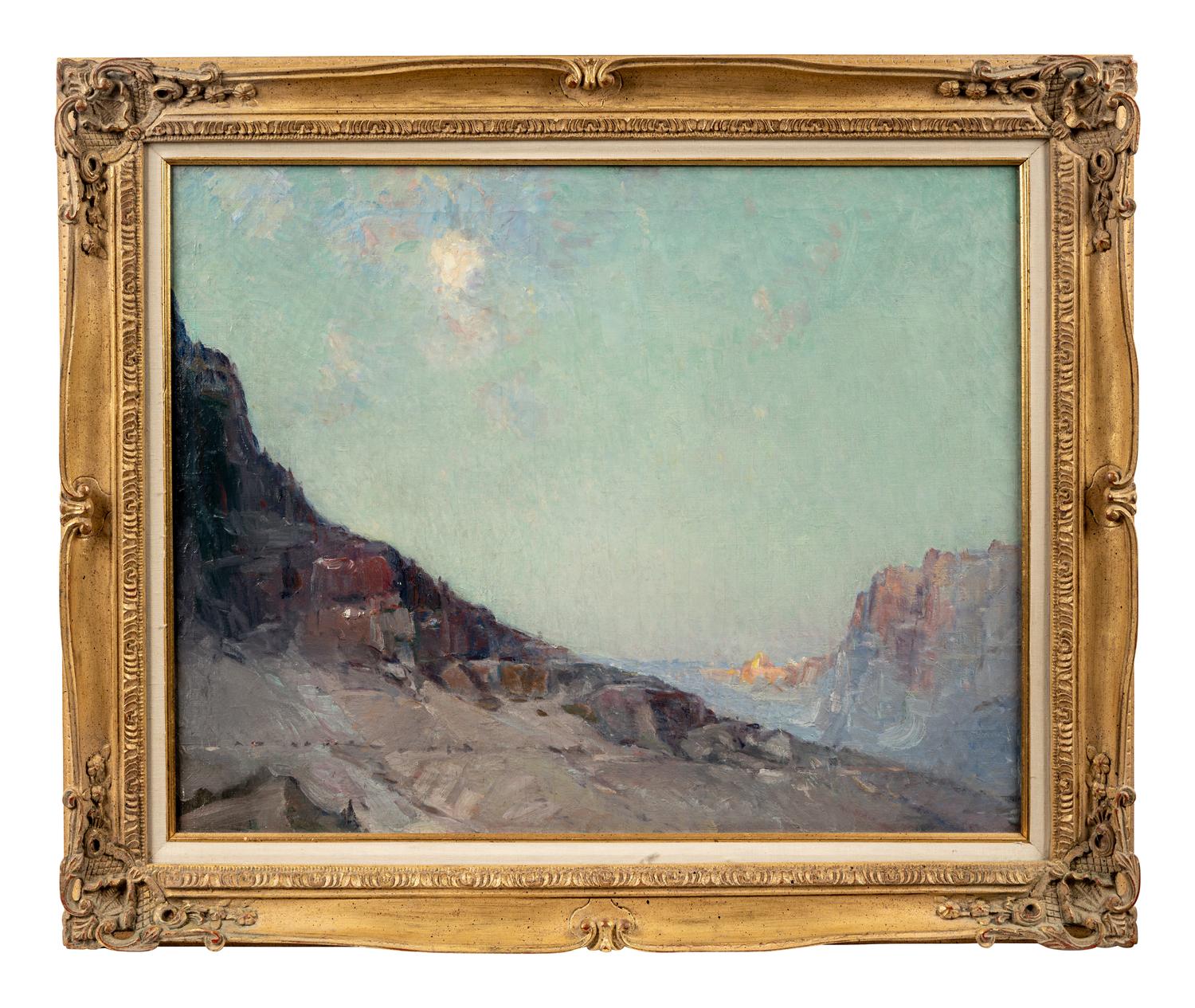 Travelers in a Mountain Pass