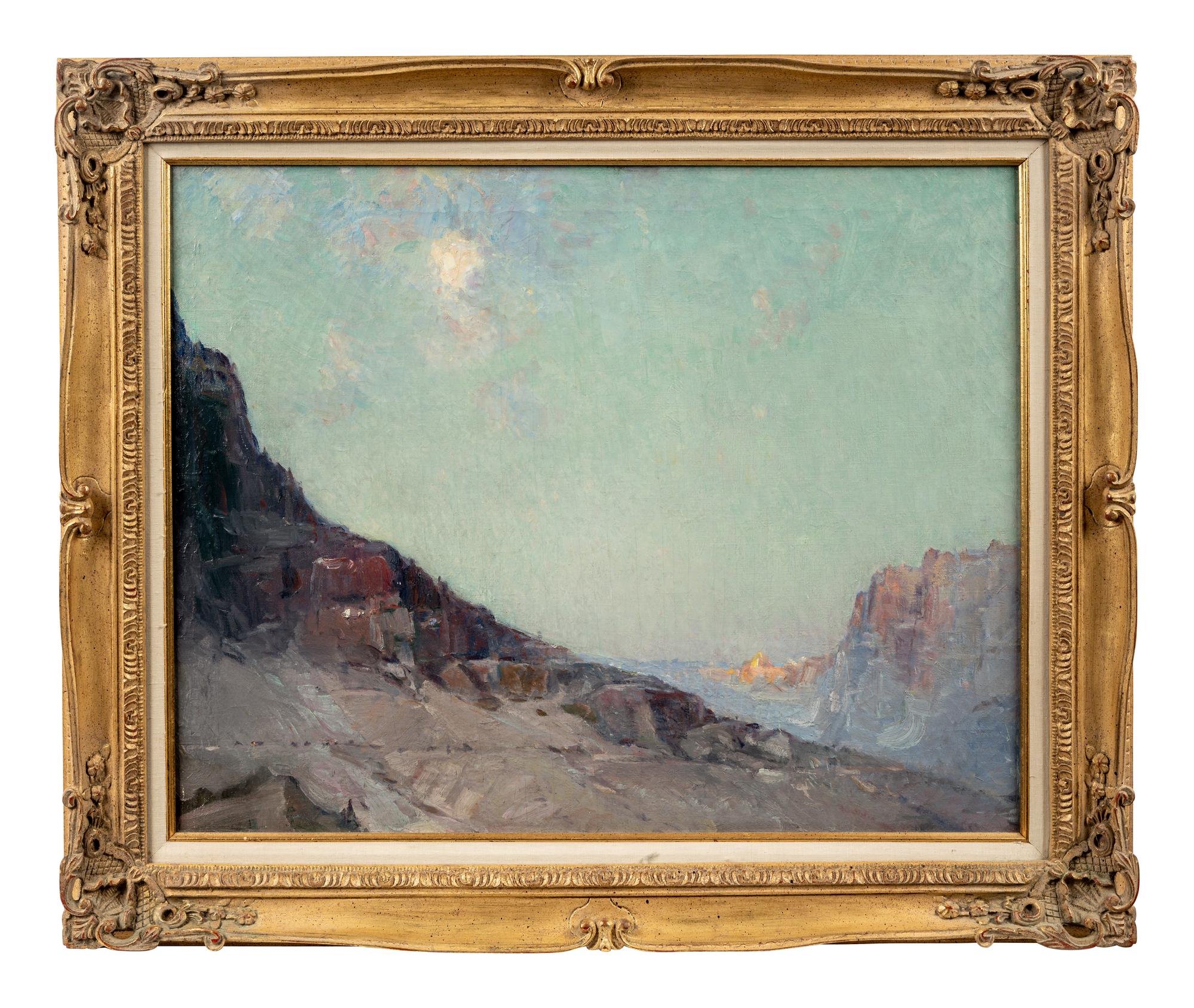 Travelers in a Mountain Pass