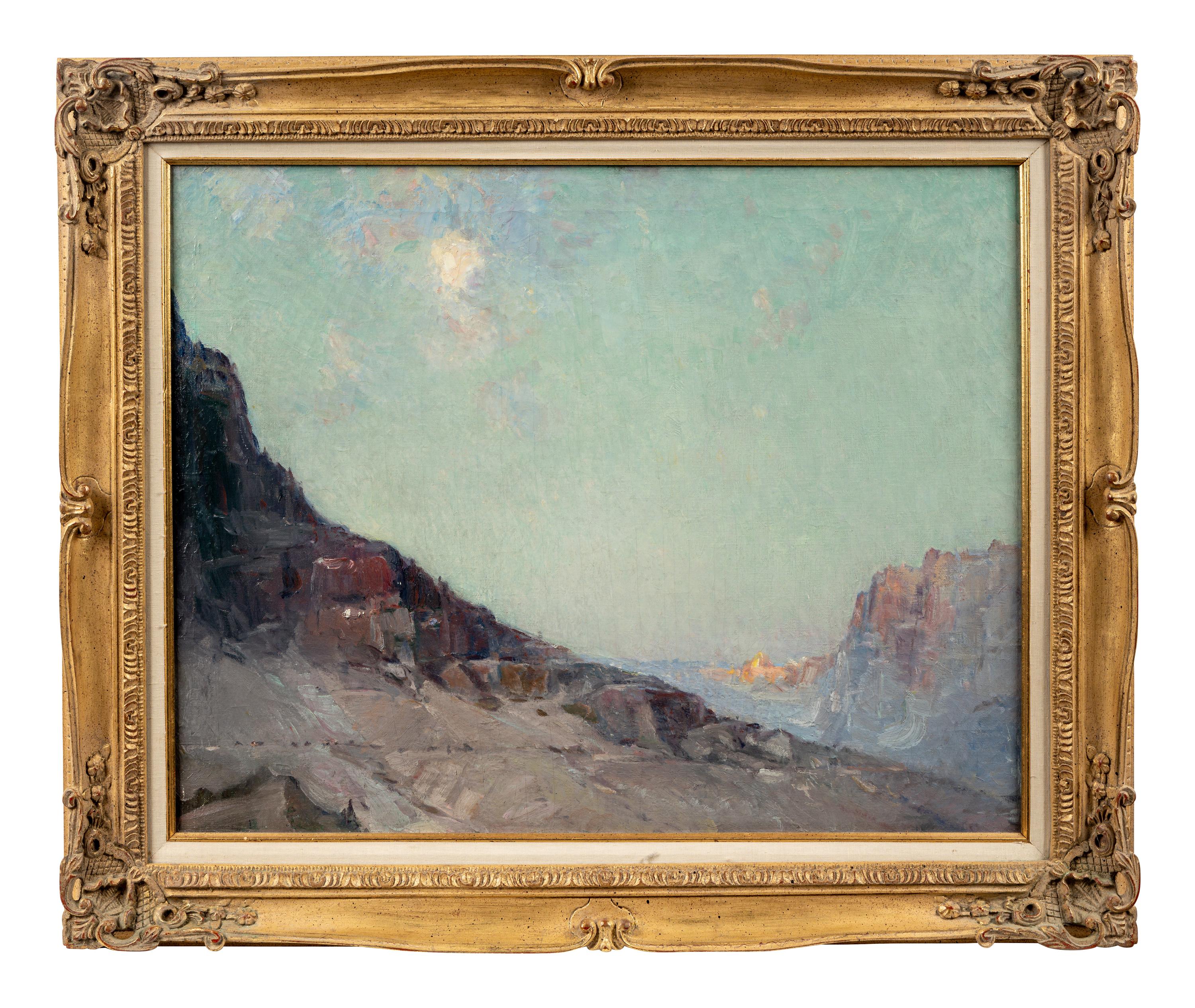 Travelers in a Mountain Pass