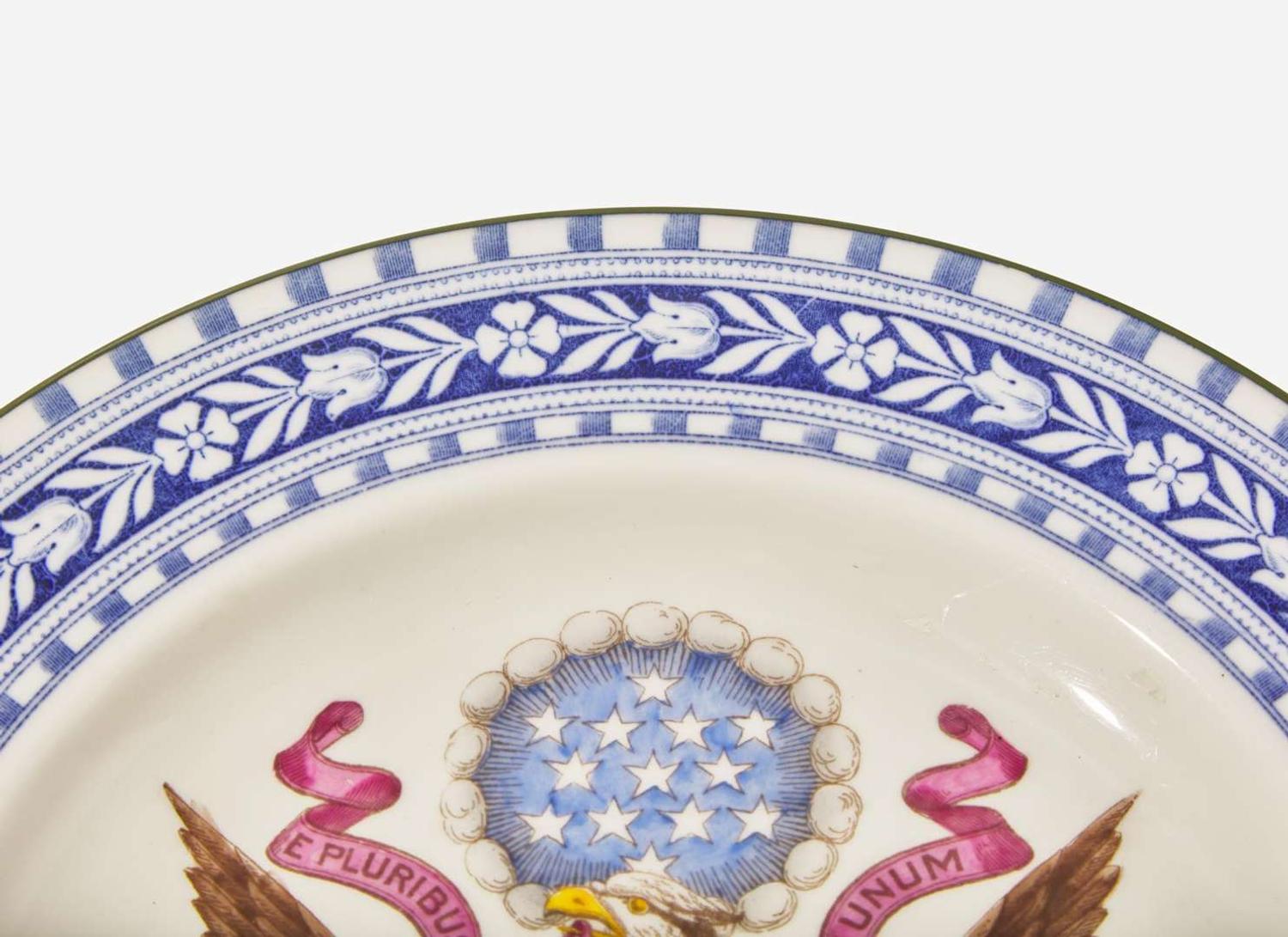 A Wedgwood Bone China "Great Seal" Plate, UK, circa 1900