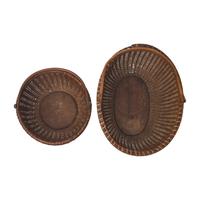 Two Nantucket Lightship Baskets