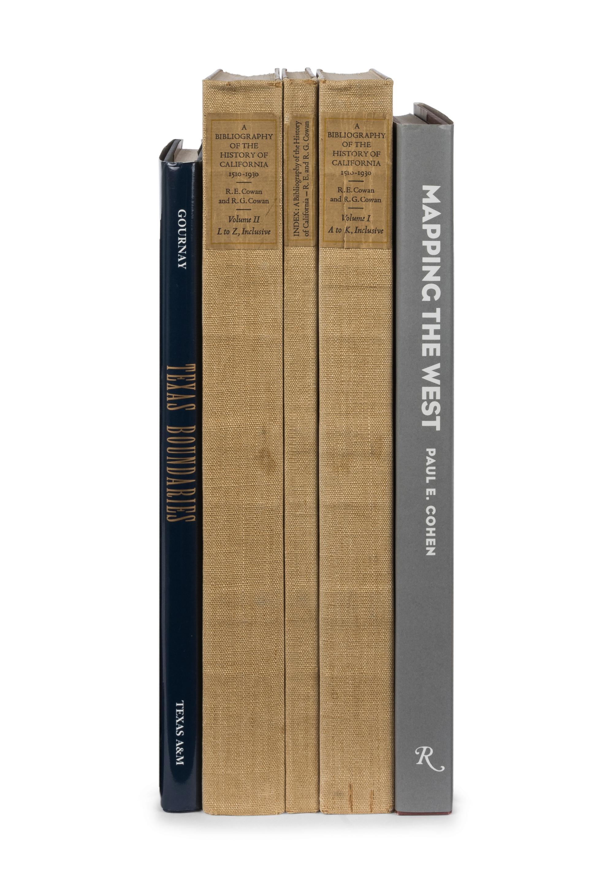 [BIBLIOGRAPHIES -- CARTOGRAPHY]. A group of 11 works regarding the mapping of the American West, comprising: