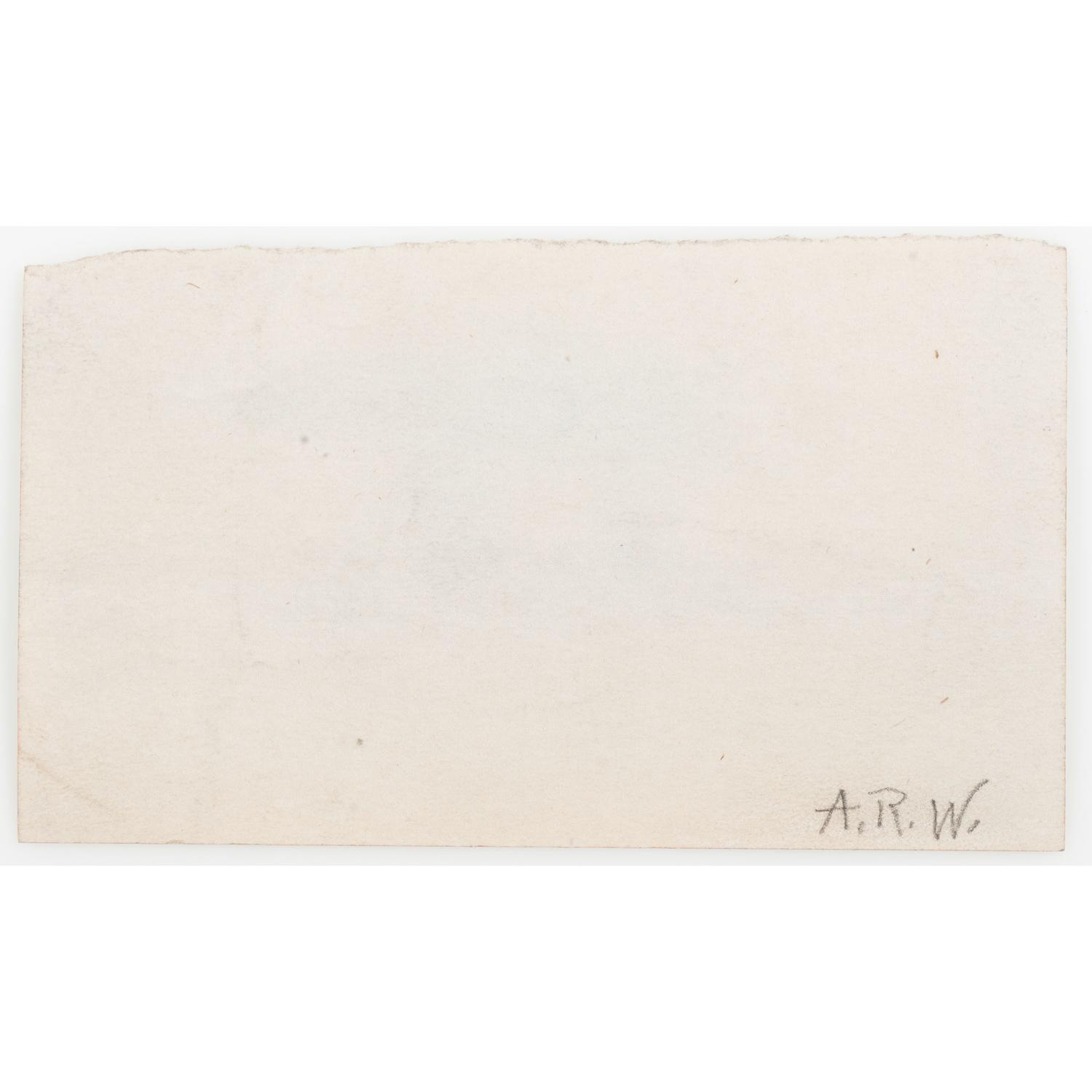 Civil War Pencil and Gouache Battlefield Sketch by Alfred R. Waud