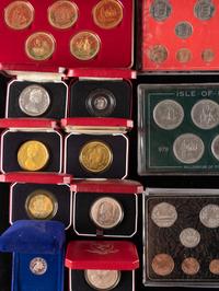 [BRITISH CROWN DEPENDENCIES] A Large Collection of Isle of Man, Jersey and Girbraltar Coins