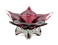 A Studio Glass Bowl Width 10 inches.