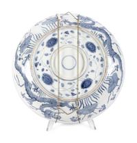A Chinese Blue and White Porcelain Charger