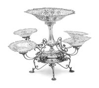 An Edward VII Silver Epergne