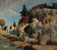 Mountfort Coolidge (American, 1888-1954) — Pink House