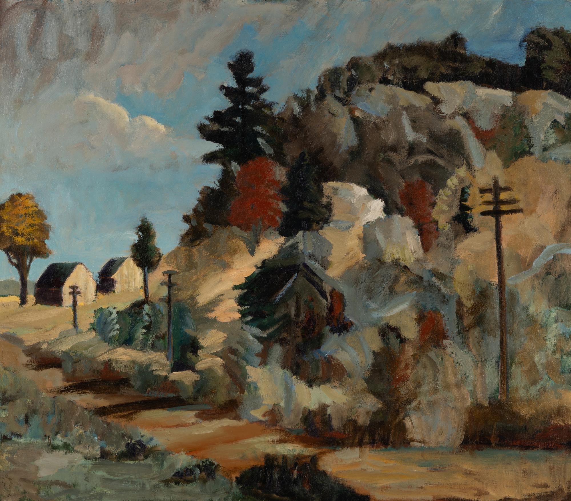 Mountfort Coolidge (American, 1888-1954) — Pink House