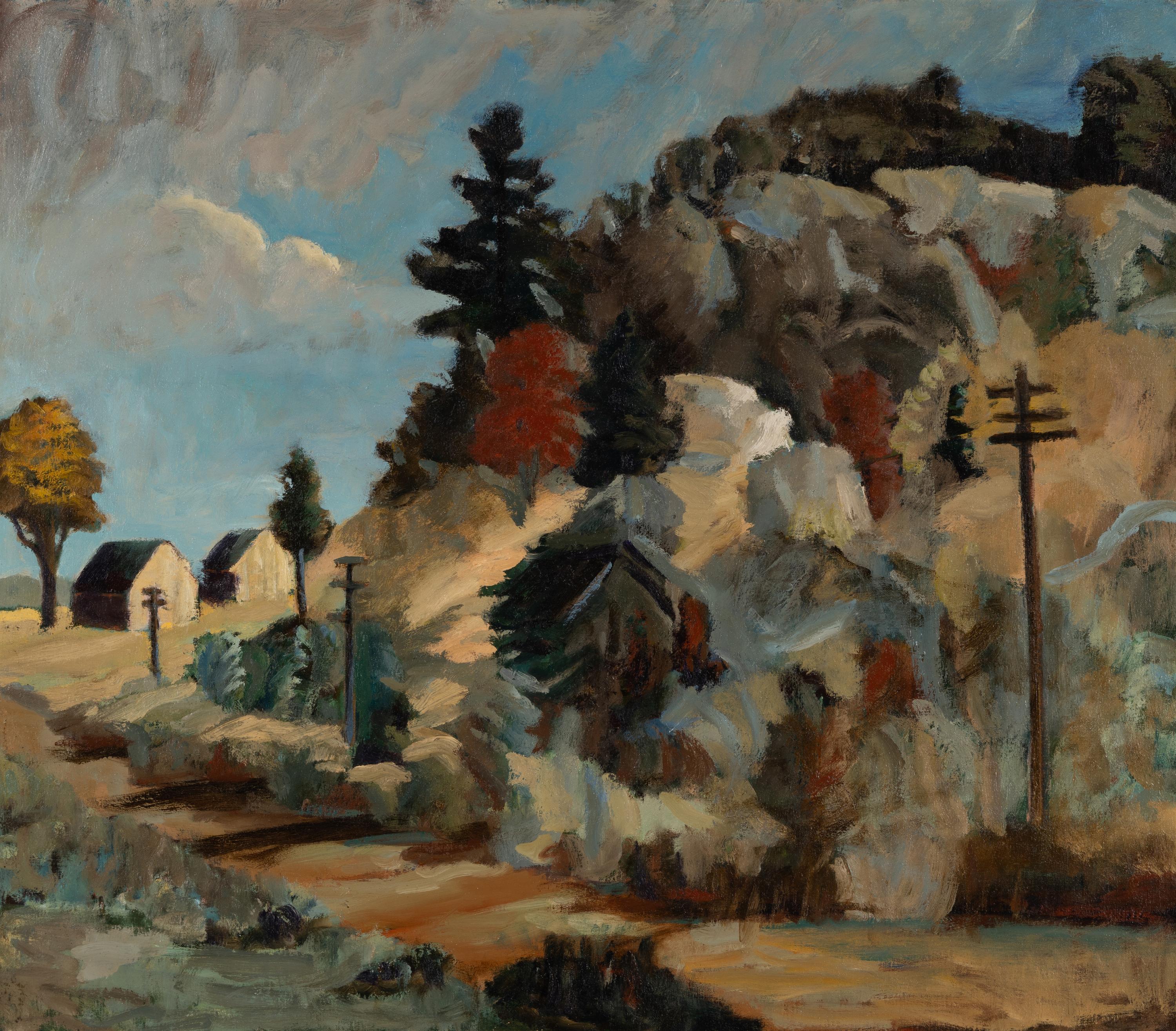 Mountfort Coolidge (American, 1888-1954) — Pink House