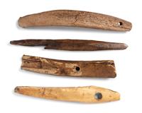 Alaskan Eskimo Bone, Antler, and Fossilized Walrus Ivory Tools and Implements