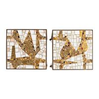 Jack Stewart (American, 1926-2005) — Two Mosaic Side Tables, 1957 Stewart Studios, NYC