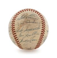 A 1955 Philadelphia Phillies Team Signed Baseball