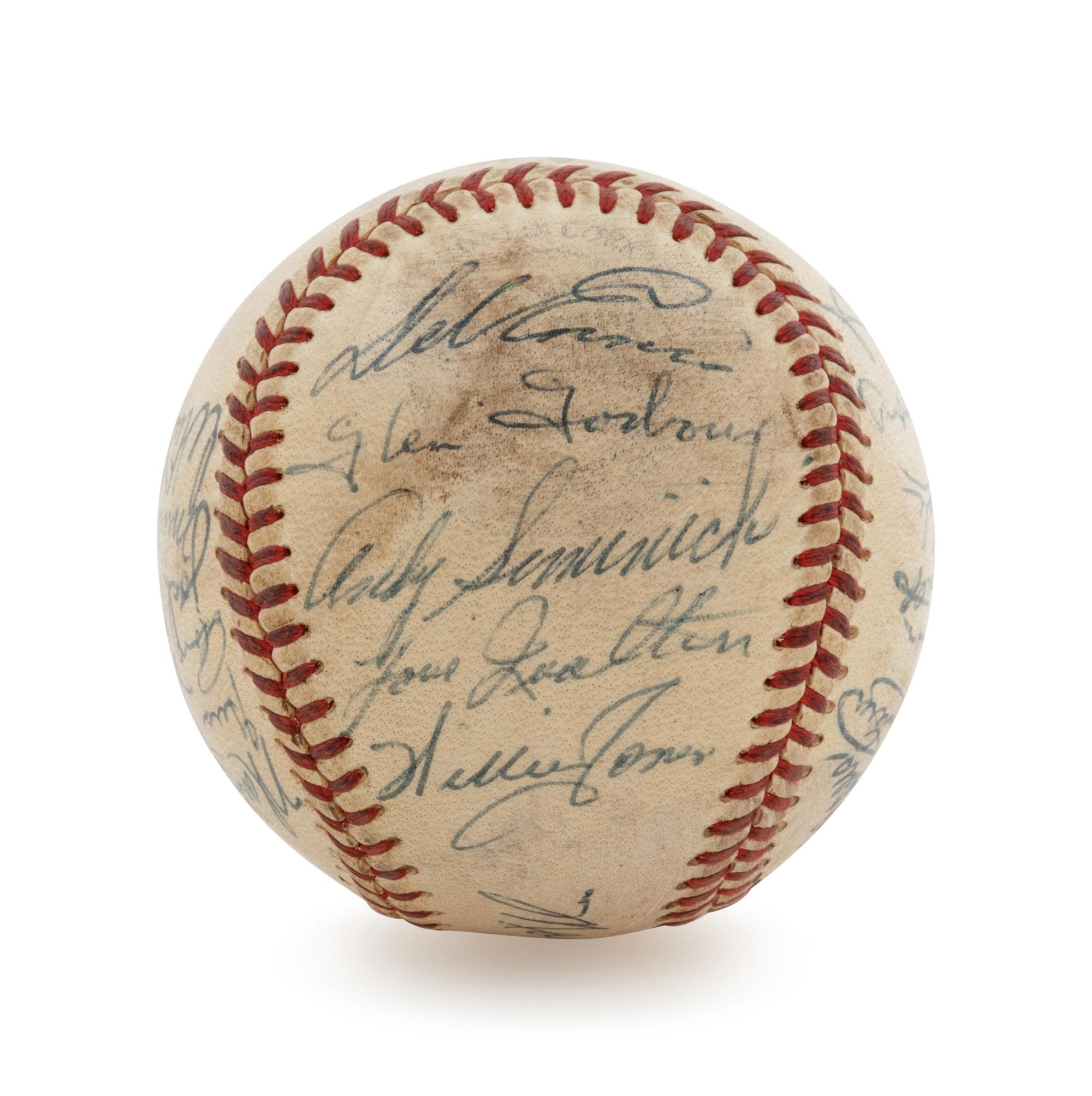 A 1955 Philadelphia Phillies Team Signed Baseball