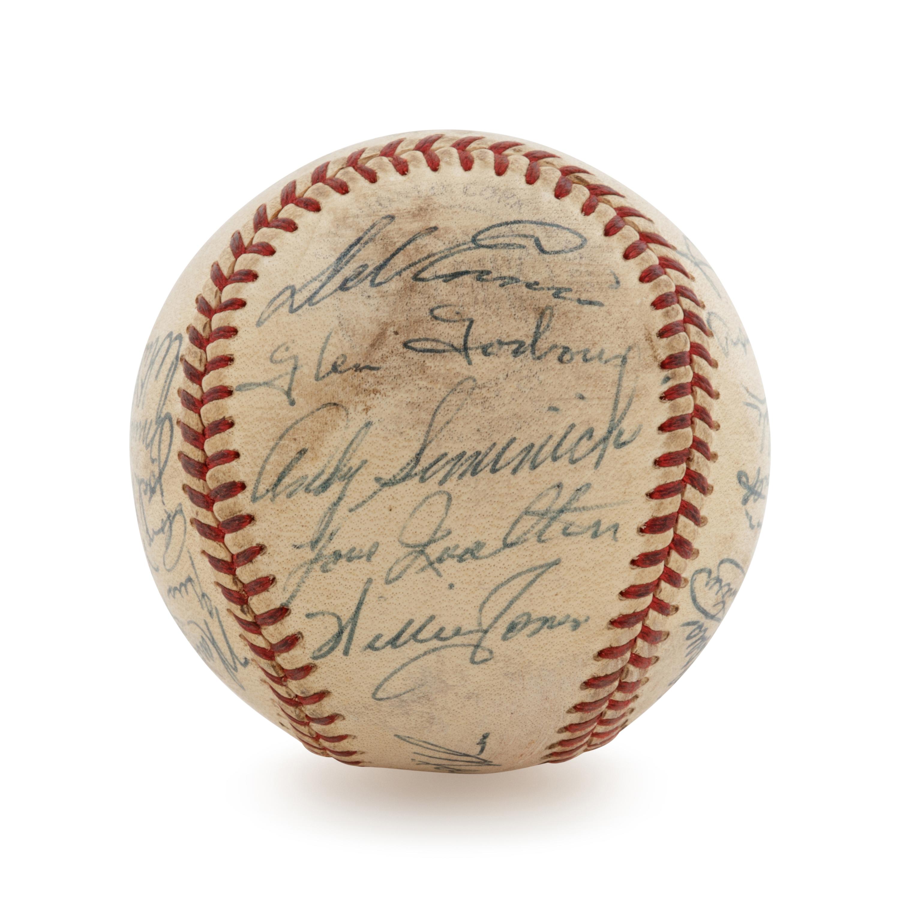A 1955 Philadelphia Phillies Team Signed Baseball
