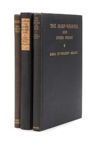 MILLAY, Edna St. Vincent (1892-1950). A group of 3 works.