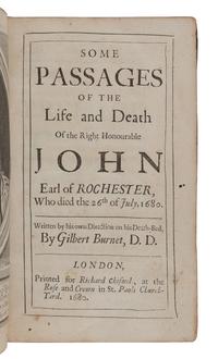 [ENGLISH LITERATURE & HISTORY]. A group of 5 works, comprising: