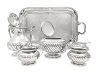 An American Silver Five-Piece Tea and Coffee Service