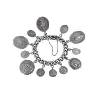 Spanish Colonial Religious Bracelet, with Silver Medals