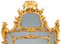 An Italian Rococo Giltwood Mirror