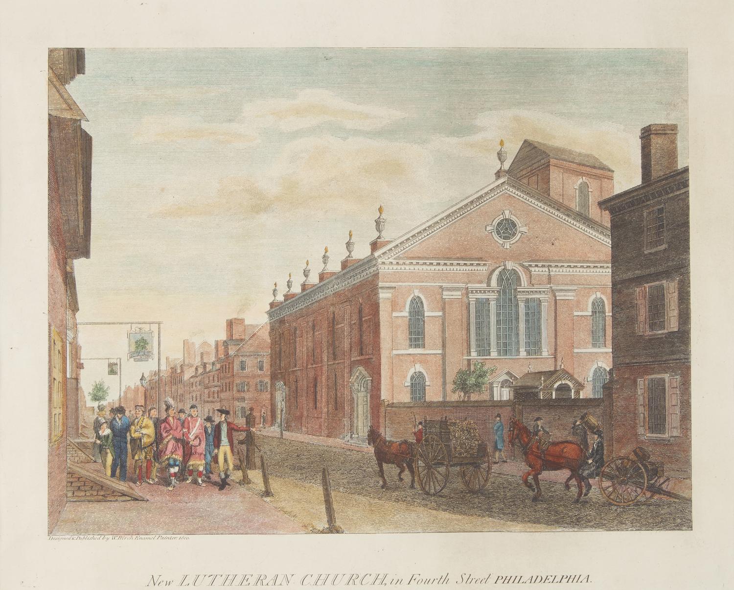 [Prints] Birch, William. Pair of Prints from The City of Philadelphia