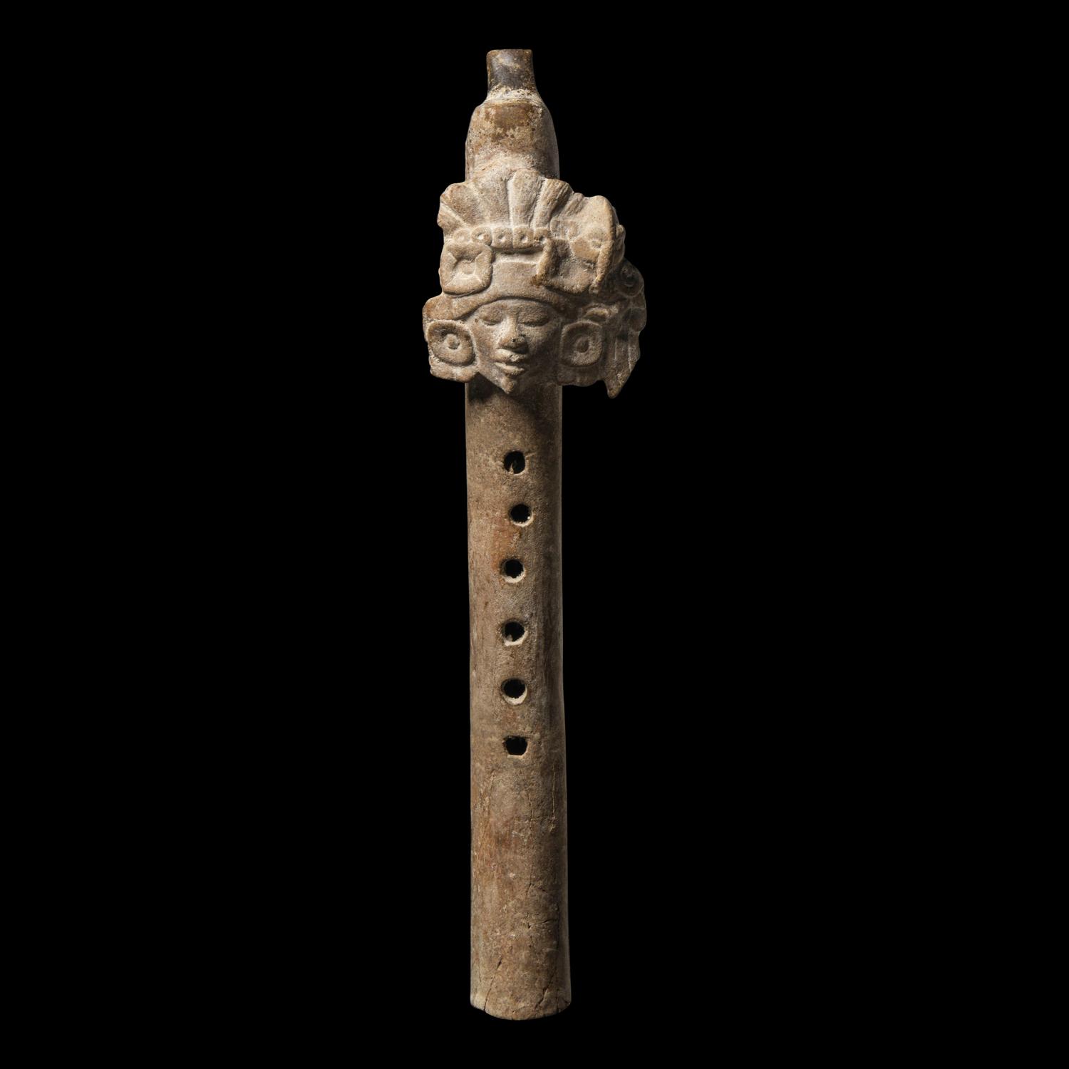 A Maya Terracotta Flute