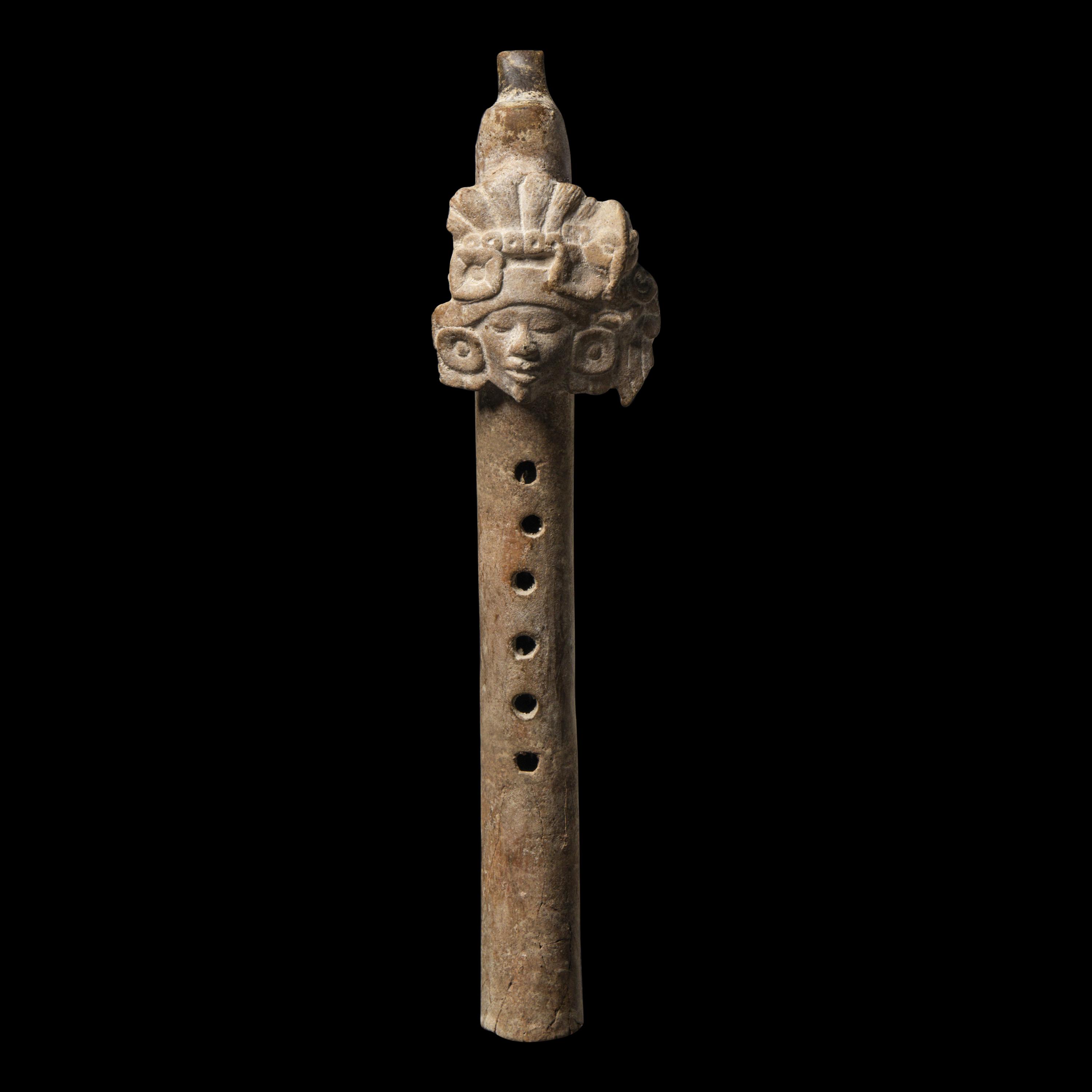 A Maya Terracotta Flute