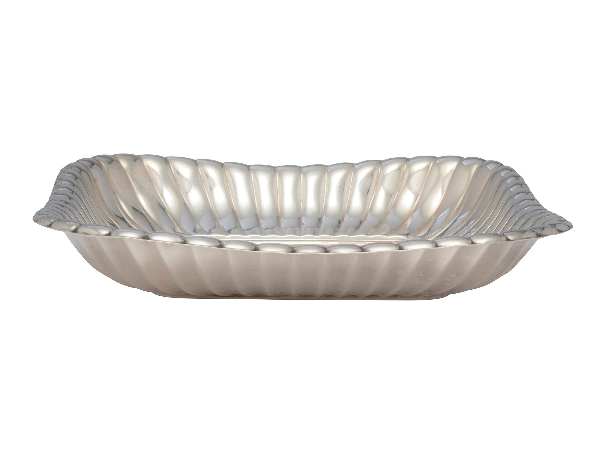 An American Silver Bread Basket