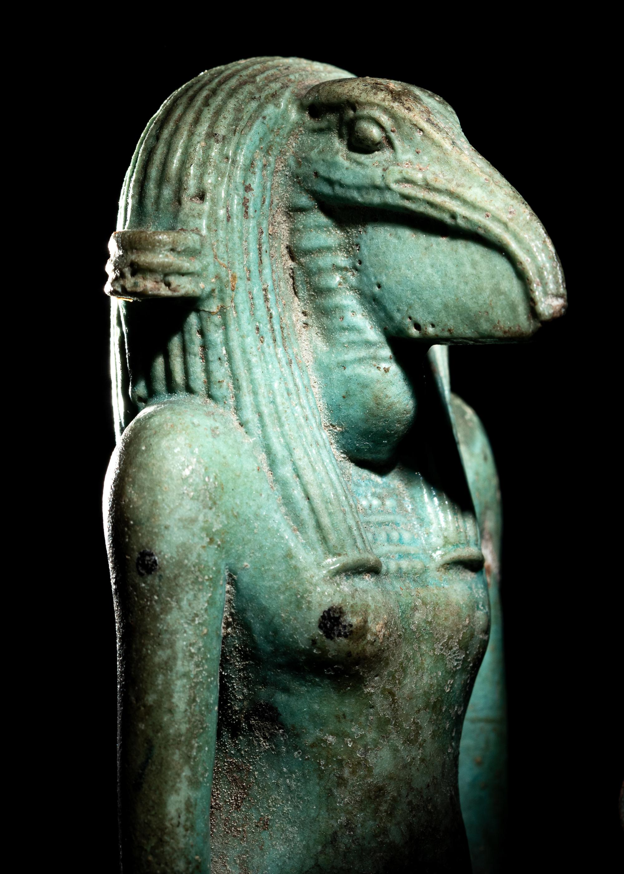 An Egyptian Faience Thoth