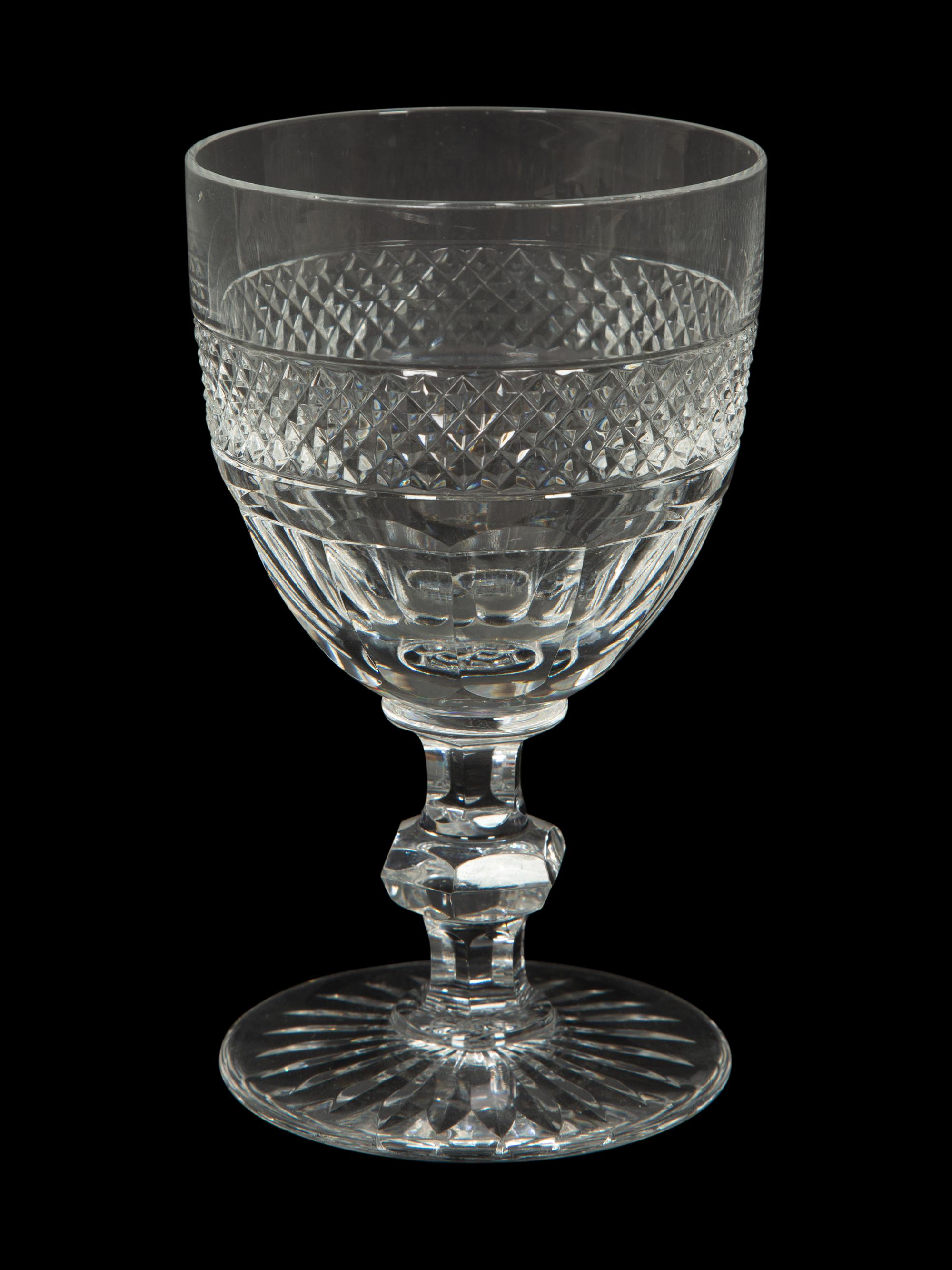 A Baccarat Kensington Cut Glass Stemware Service