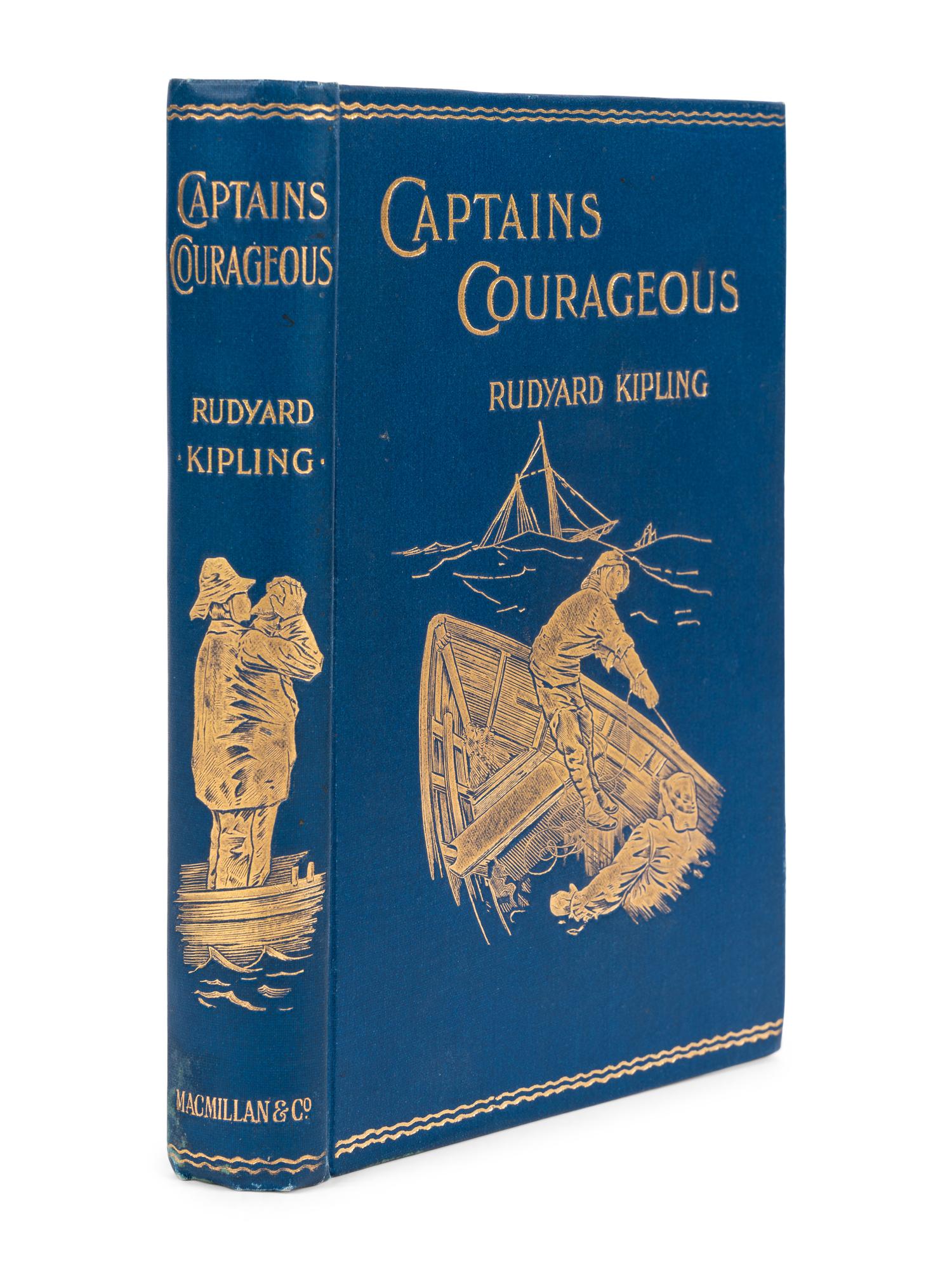 KIPLING, Rudyard (1865-1936). Captains Courageous. London: MacMillan & Company, 1897.